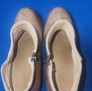 bed|stu distressed Sonic Whiskey Sunset leather booties size 9.5